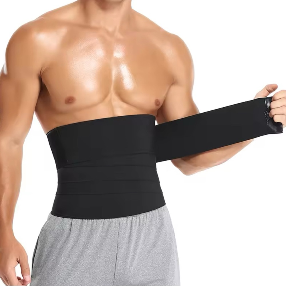 Black Adjustable Waist Wrap